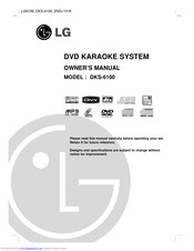Lg DKS-6100 Owner's Manual
