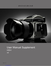 Hasselblad H3D-ll User's Manual Supplement