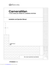 GRASS VALLEY CameraMan Installation And Operation Manual