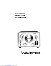 Wavetek 131A Instruction Manual