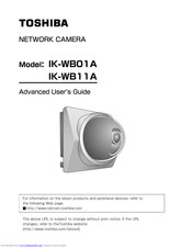 toshiba ik wb11a wireless network camera