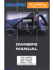 usa-spec PA12-BMW Owner's Manual