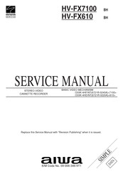 Aiwa HV-FX610 Service Manual