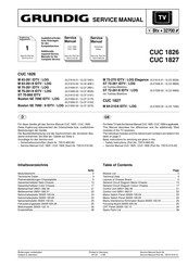 Grundig M 72-270 Service Manual