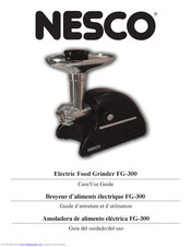 Nesco FG-300 Care/Use Manual