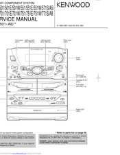 Kenwood RXD-A8 Service Manual