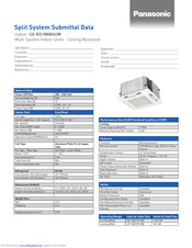 Panasonic CS-KS18NB4UW & CZ-18BT1U + CU-KS18NKU Specifications