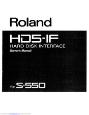 Roland HD5-IF Owner's Manual
