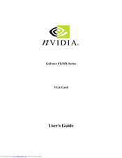 nVIDIA GeForce FX Series User Manual