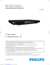 Philips DVP3880K/F8 User Manual
