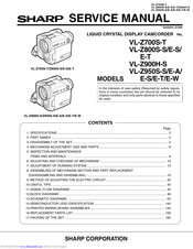 Sharp ViewcamZ VL-Z800E-T Service Manual