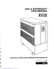 Sola Interact 3 KVA Installation And Operation Manual