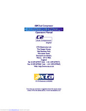 XTA C2 Operator's Manual