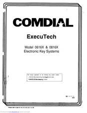 Comdial ExecuTech 0616 Series User Manual