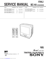 Sony RM-956 Service Manual
