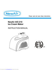 NewAir AIC-210 Instruction Manual