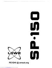 Lowe SP-150 User Manual