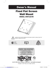 Tripp Lite DWF1327M Owner's Manual