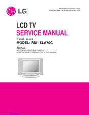 LG RM-15LA70C Service Manual