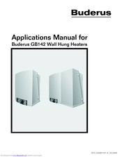 Buderus GB142 Applications Manual