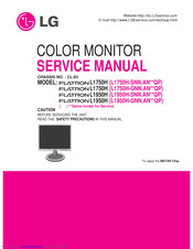 LG Flatron L1750H Service Manual
