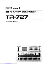 Roland TR-727 Owner's Manual