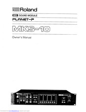 Roland Planet-P  MKS-10 Owner's Manual