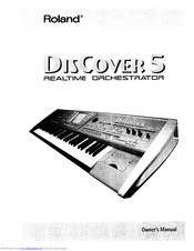 Roland DisCover 5 Owner's Manual