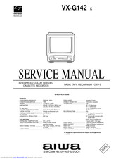 Aiwa VX-G142 K Service Manual