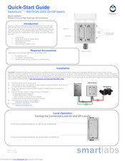 Insteon 2494S220 Quick Start Manual