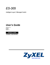 ZyXEL Communications ES-305 User Manual
