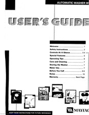 Maytag LAT9520 User Manual