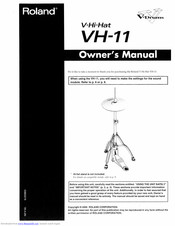 Roland V-HI-HAT VH-11 Owner's Manual