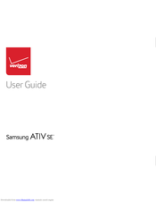 Samsung Verizon ATIV se User Manual