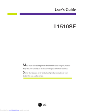 LG L1510SF User Manual