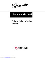 Tatung Vibrant VM77S Service Manual