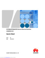 Huawei S5700-28CPWR-SI Quick Start Manual