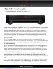 Parasound Halo JC 3+ Brochure & Specs
