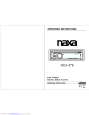 Naxa NCA-676 Operating Instructions Manual