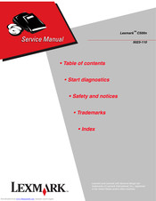 Lexmark 5023-110 Service Manual