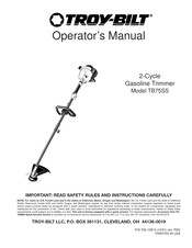 Troy-Bilt AST TB75SS Operator's Manual