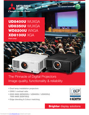 Mitsubishi Electric XD8100LU Brochure & Specs