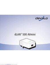 Devolo dLAN 500 AVmini User Manual