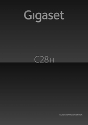 Gigaset C28H User Manual