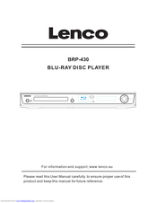 LENCO BRP-430 User Manual