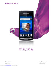 Sony Ericsson Xperia arc S LT18i White Paper