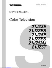 Toshiba 21JZ3ES Service Manual