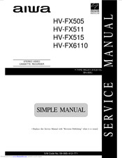 Aiwa HV-FX515 Service Manual