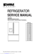 Kenmore 795.78542800 Service Manual