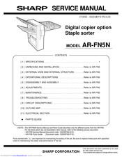 Sharp AR-FN5N Service Manual